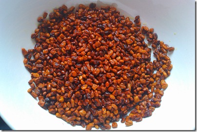 Roasted fenugreek seeds