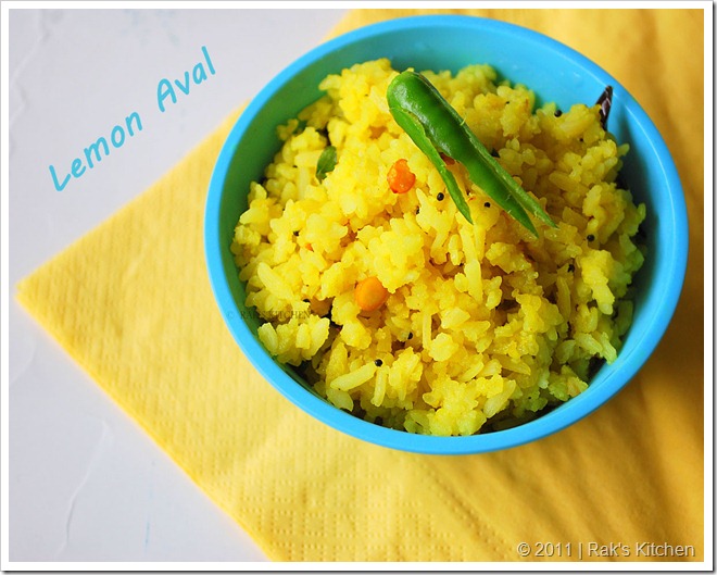 Lemon Poha
