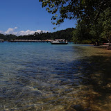 Clear waters of Pulau Gaya