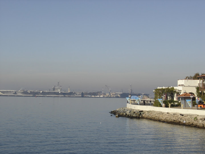Navy Ships docked at North Island