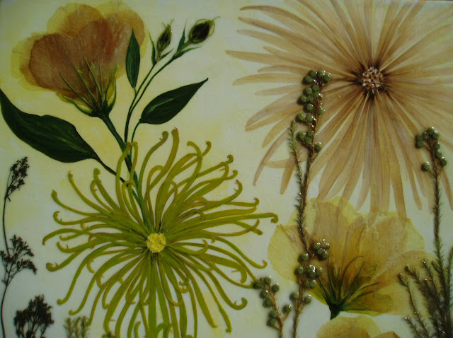 Curly Art bouquet painting