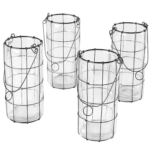 Hanging votive holders