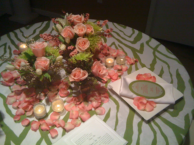 Blumz Pink and Green wedding