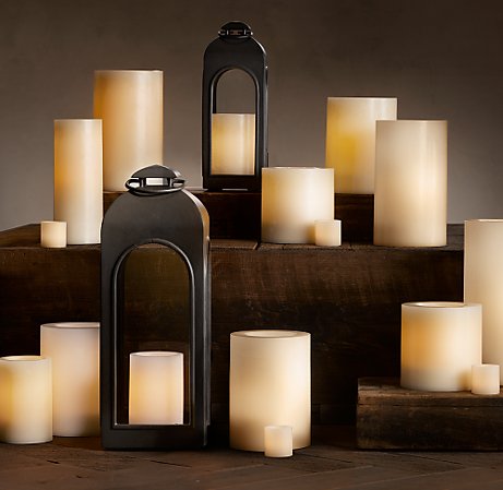 Restoration Hardware battery operated candles