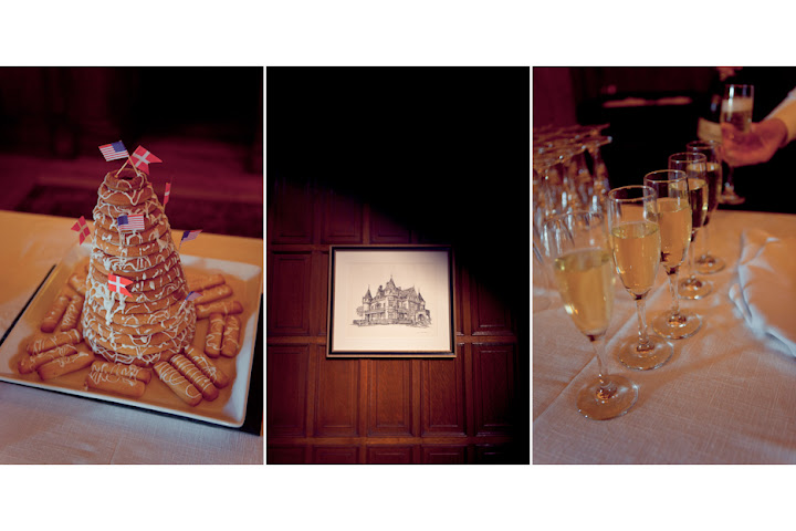 Scandinavian wedding cake kransekake