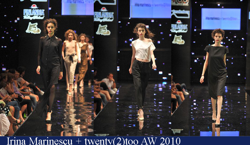 Irina Marinescu + twenty(2)too Toamna-Iarna 2010 Romanian Fashion Week Iasi Irina Marinescu + twenty(2)too Toamna-Iarna 2010 Romanian Fashion Week Iasi