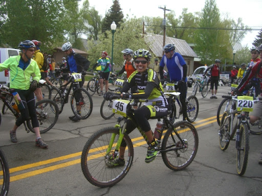 Namrita O'Dea before the start of the Growler