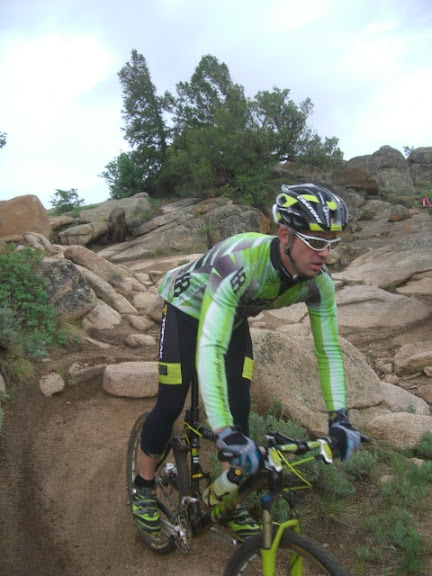 Eddie O'Dea clears the rocks.