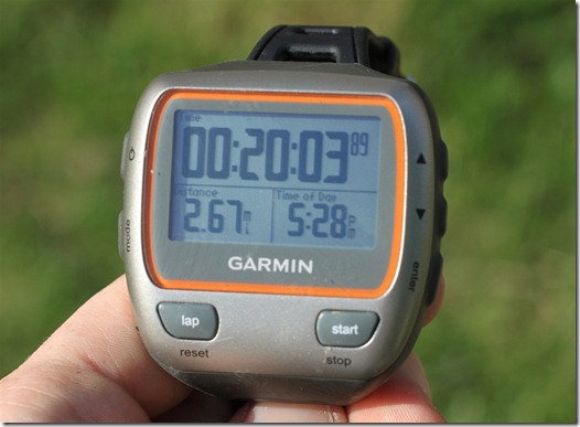 Garmin 310XT Ancillary Screen