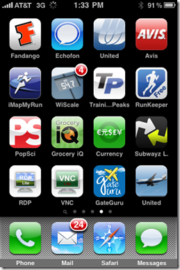 iPhone App WiScale Notification