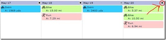 Training Peaks Calendar