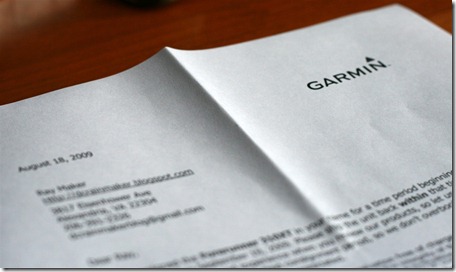 GarminLetter