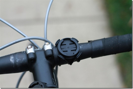 Edge 500 mount system on road bike