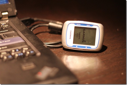 Edge 500 Downloading Data
