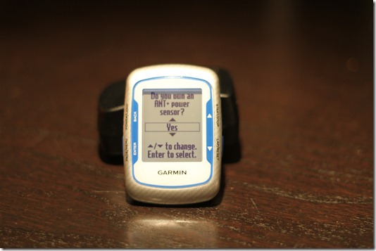 Edge 500 with Power Meter