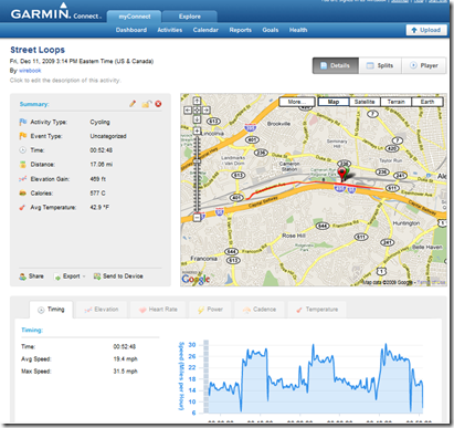 Edge 500 Garmin Connect Mapping