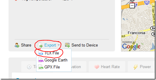 Edge 500 Garmin Connect Export Data