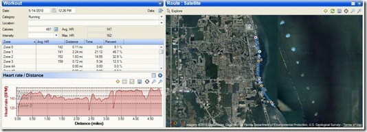 Sport Tracks Run Overview
