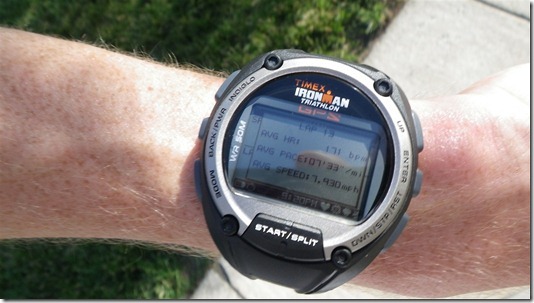 Timex Global Trainer Lap Summary