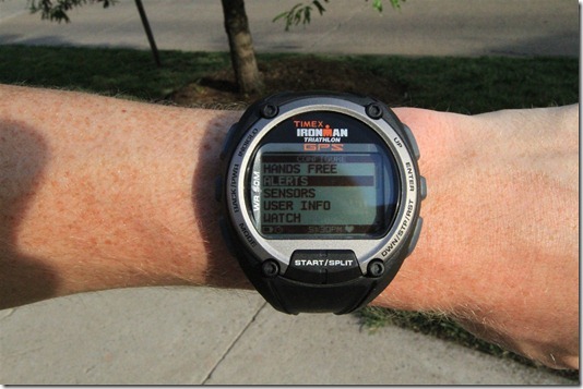 Timex Global Trainer Configuration Options