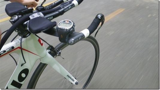 Timex Global Trainer while Cycling