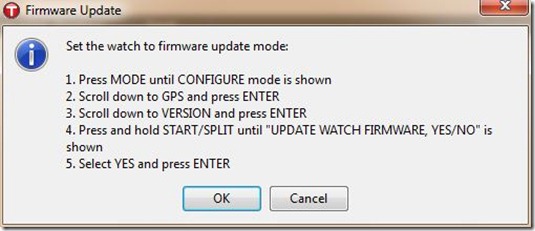 Timex Global Trainer Firmware Update Part III