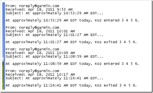 Geofence Notifications Mile 3-6