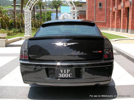 Chrysler 300 Black On Black. VIP300C - Brilliant Black 300C