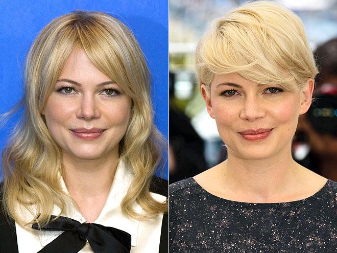 Michelle William’s pixie haircut 2011