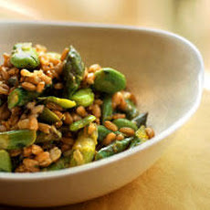 Farro Risotto with Asparagus and Fava Beans Recipe