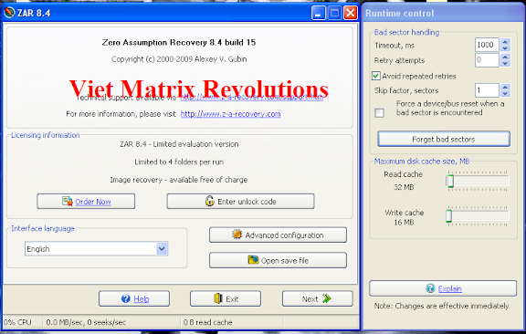Phục hồi thẻ nhớ - Viet Matrix Revolutions Phục hồi thẻ nhớ - Viet Matrix Revolutions