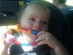 Heidi in the car
