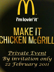 My Wok Life Cooking Blog - This Weekend-Family Meal: Chicken McGrill @ McDonald -