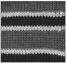 A pattern of regular stripes.