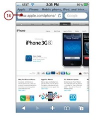 Try to move to a webpage, such as www.apple.com/iphone/. (See Chapter 10,"Surfing the Web,"for details.) 