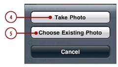 To take a photo of the contact, press Take Photo, and skip to step 8.