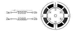 Bipolar motor. Bipolar motor.