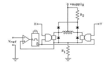 One-shot current-sensing circuit.