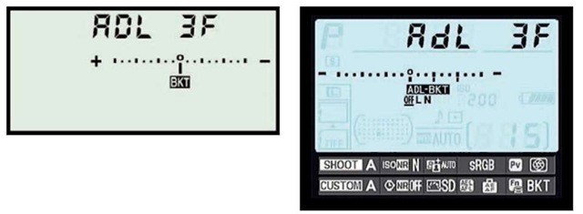  With Active D-Lighting, a single value controls both the frame count and the level of Active D-Lighting adjustment.