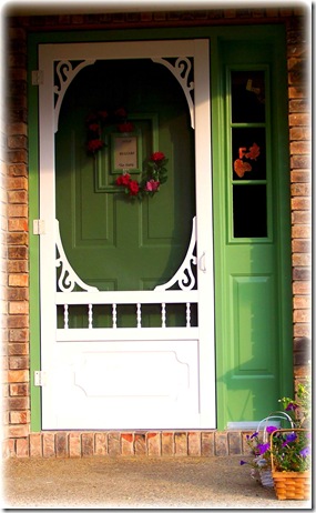 green door