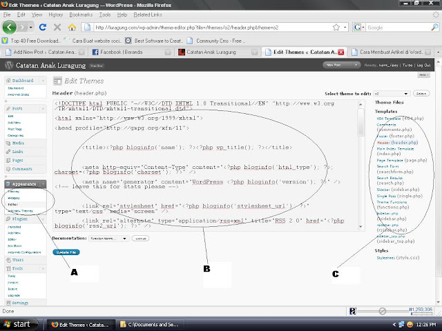 CARA MENGAKALI MENU PADA WORDPRESS