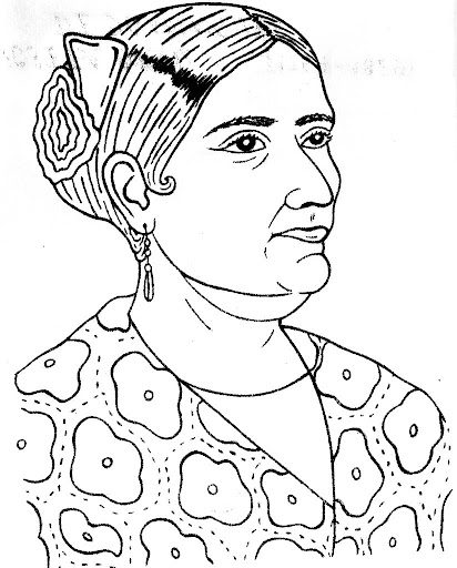 Josefa Ortiz de Domínguez coloring page
