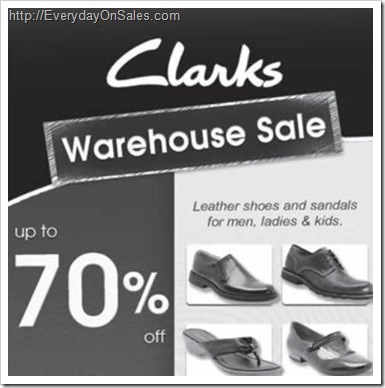 clarks warehouse sale