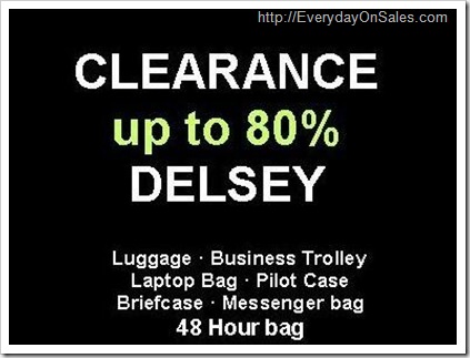 Delsey-Clearance-sale