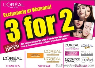 watsons_loreal-promotion-Singapore-Warehouse-Promotion-Sales