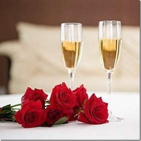 wine and roses