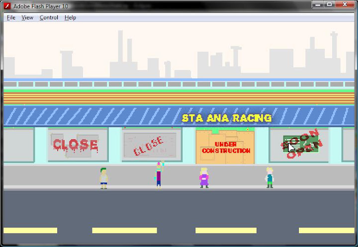 A Facebook game
