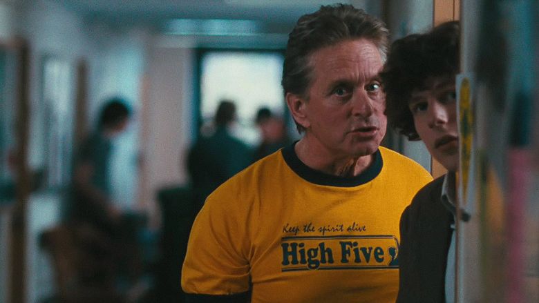 Michael Douglas and Jesse Eisenberg in SOLITARY MAN