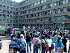 Con los estudiantes de la Universidad Jorge Tadeo Lozano