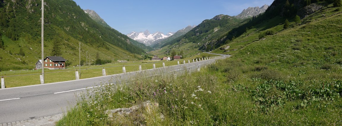 View from climbing Sustens pass